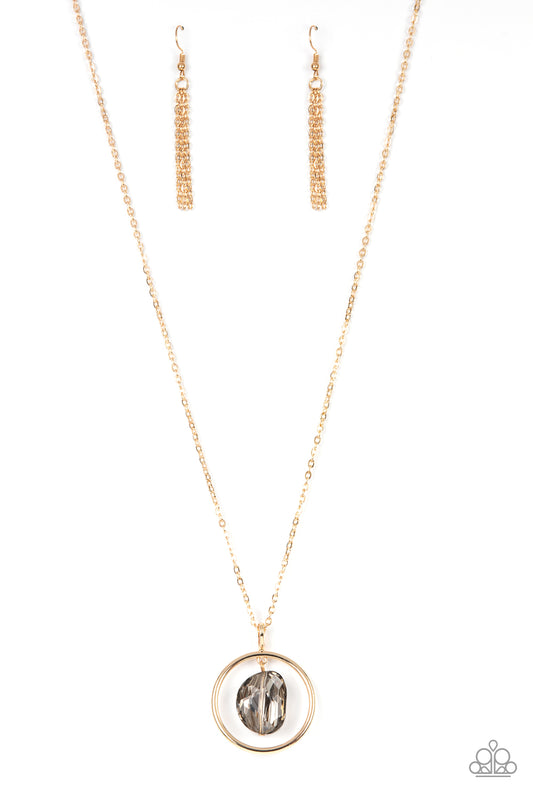 Paparazzi Necklace Hands-Down Dazzling - Gold