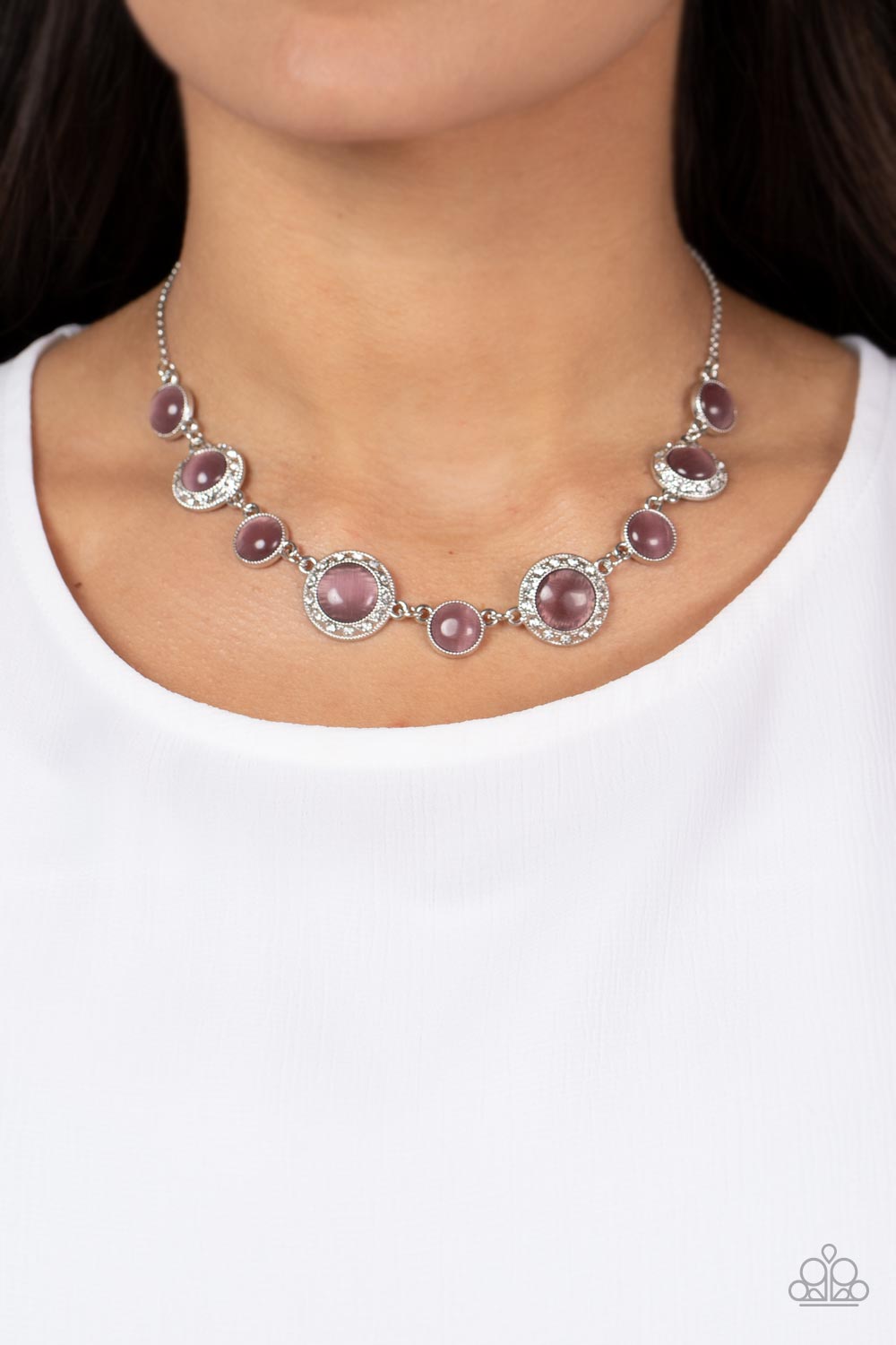 Paparazzi Necklace Too Good to BEAM True - Purple