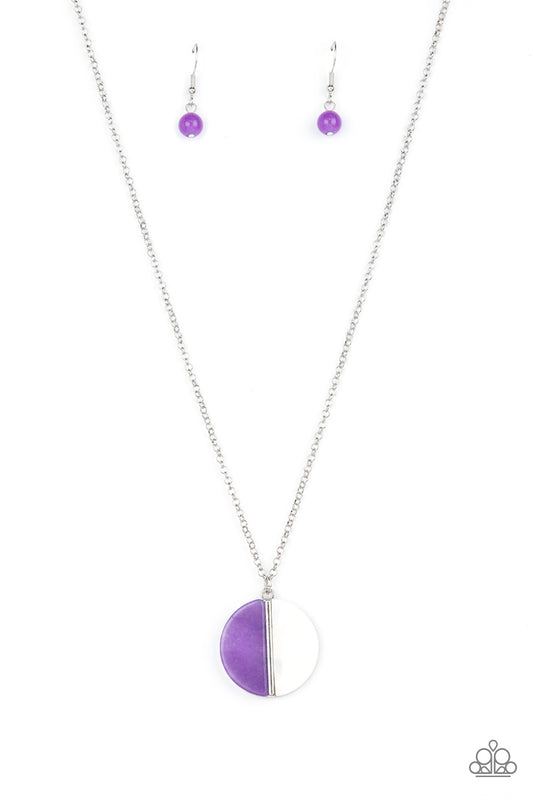 Paparazzi Necklace Elegantly Eclipsed - Purple