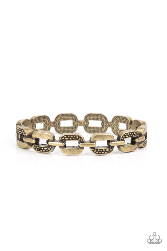 Paparazzi Bracelet Powerhouse Plunder - Brass