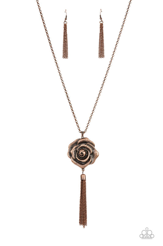 Paparazzi Necklace Rosy Redux - Copper