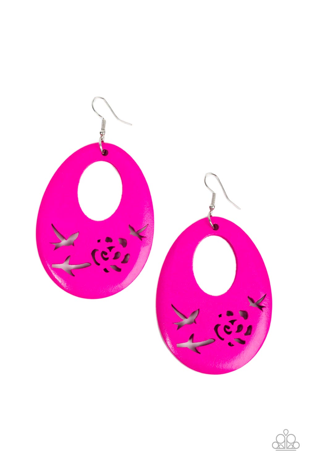 Paparazzi Earrings Home TWEET Home - Pink