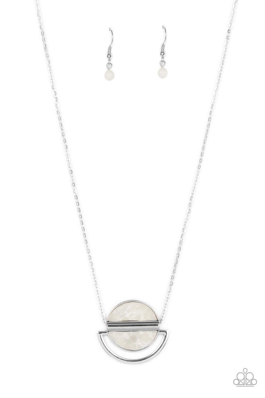 Paparazzi Necklace Ethereal Eclipse - White