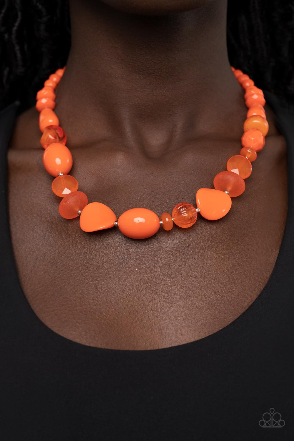 Paparazzi Necklace Tropical Tsunami - Orange