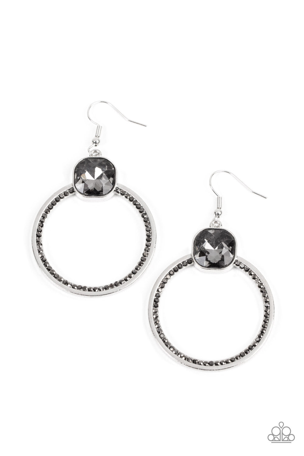 Paparazzi Earrings Cheers to Happily Ever After - Silver