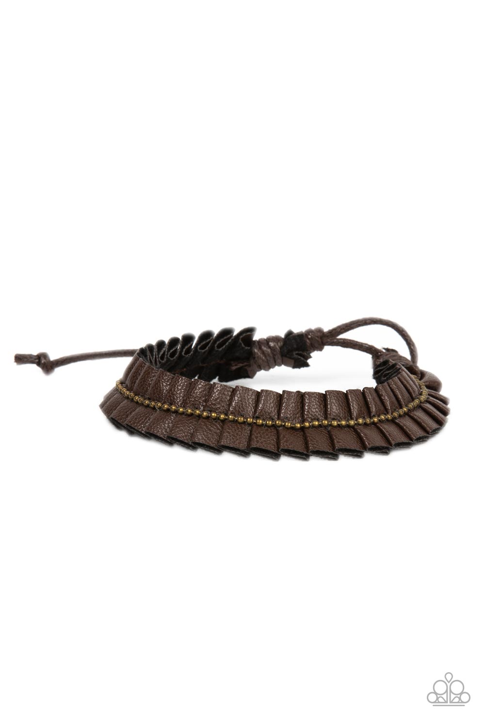 Paparazzi Bracelet Hard to PLEATS - Brass