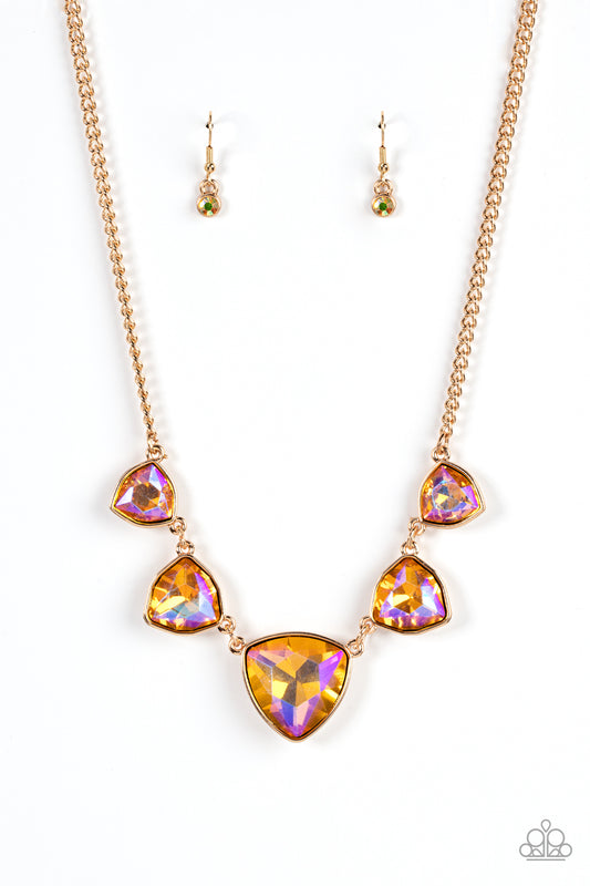 Paparazzi Necklace Cosmic Constellations - Gold