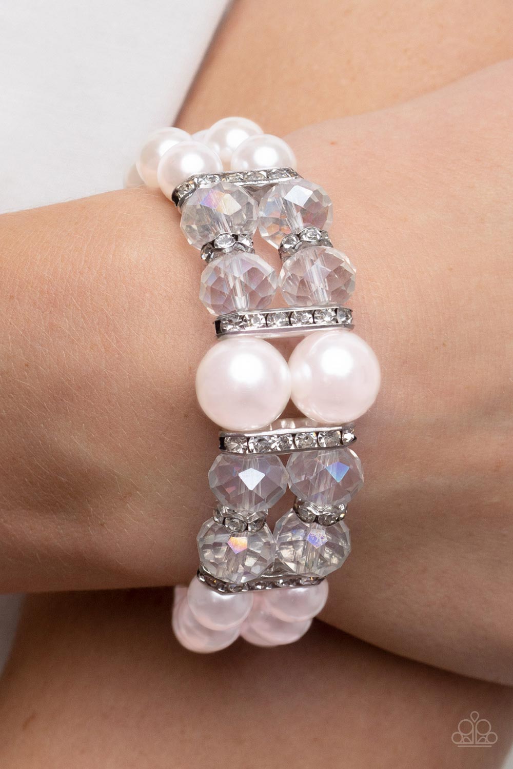 Paparazzi Bracelet Timelessly Tea Party - Pink