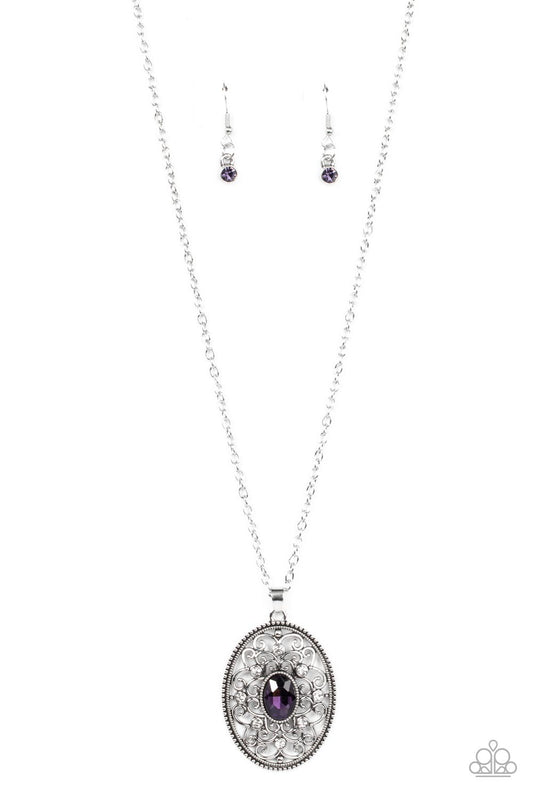 Paparazzi Necklace Sonata Swing - Purple