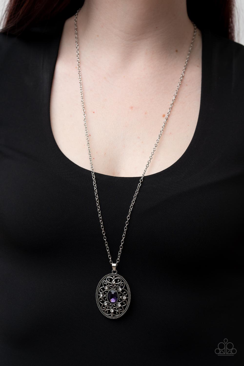 Paparazzi Necklace Sonata Swing - Purple