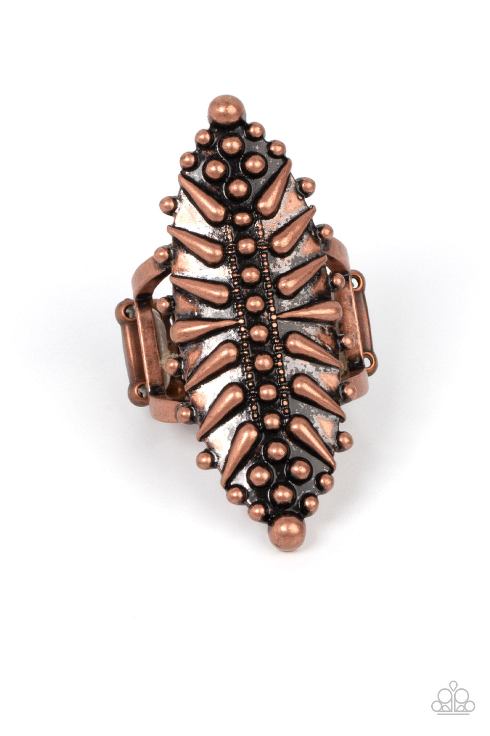 Paparazzi Ring Bump, Set, Spike! - Copper