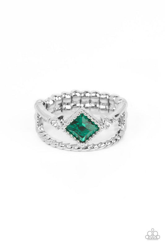 Paparazzi Ring Angling for Attention - Green