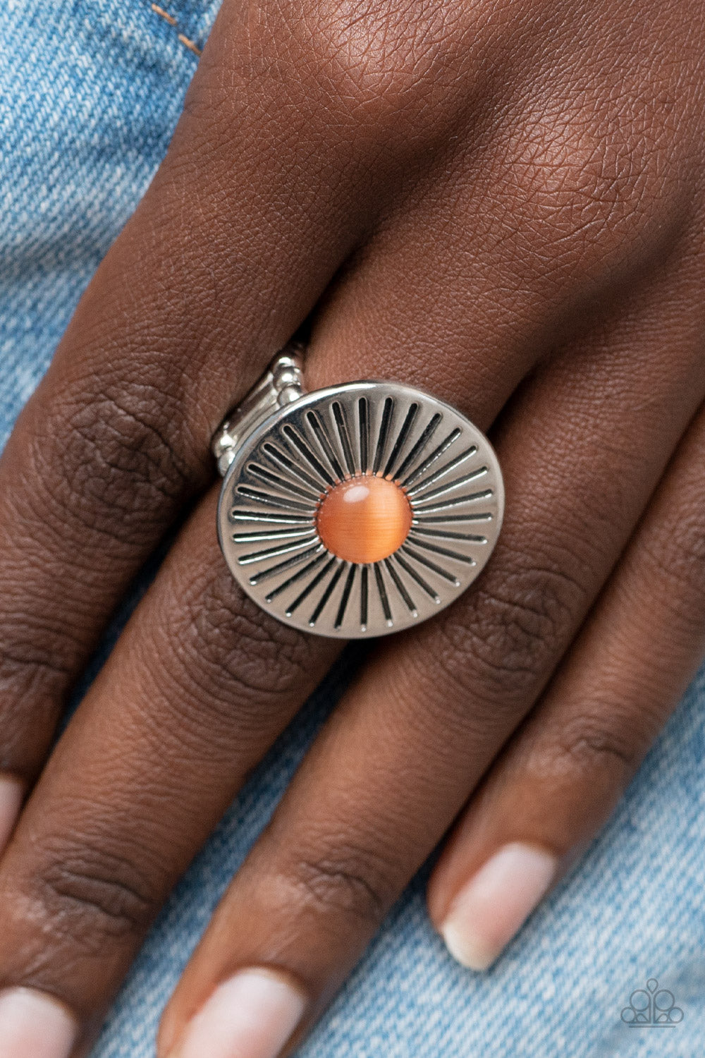 Paparazzi Ring Everglade Eden - Orange