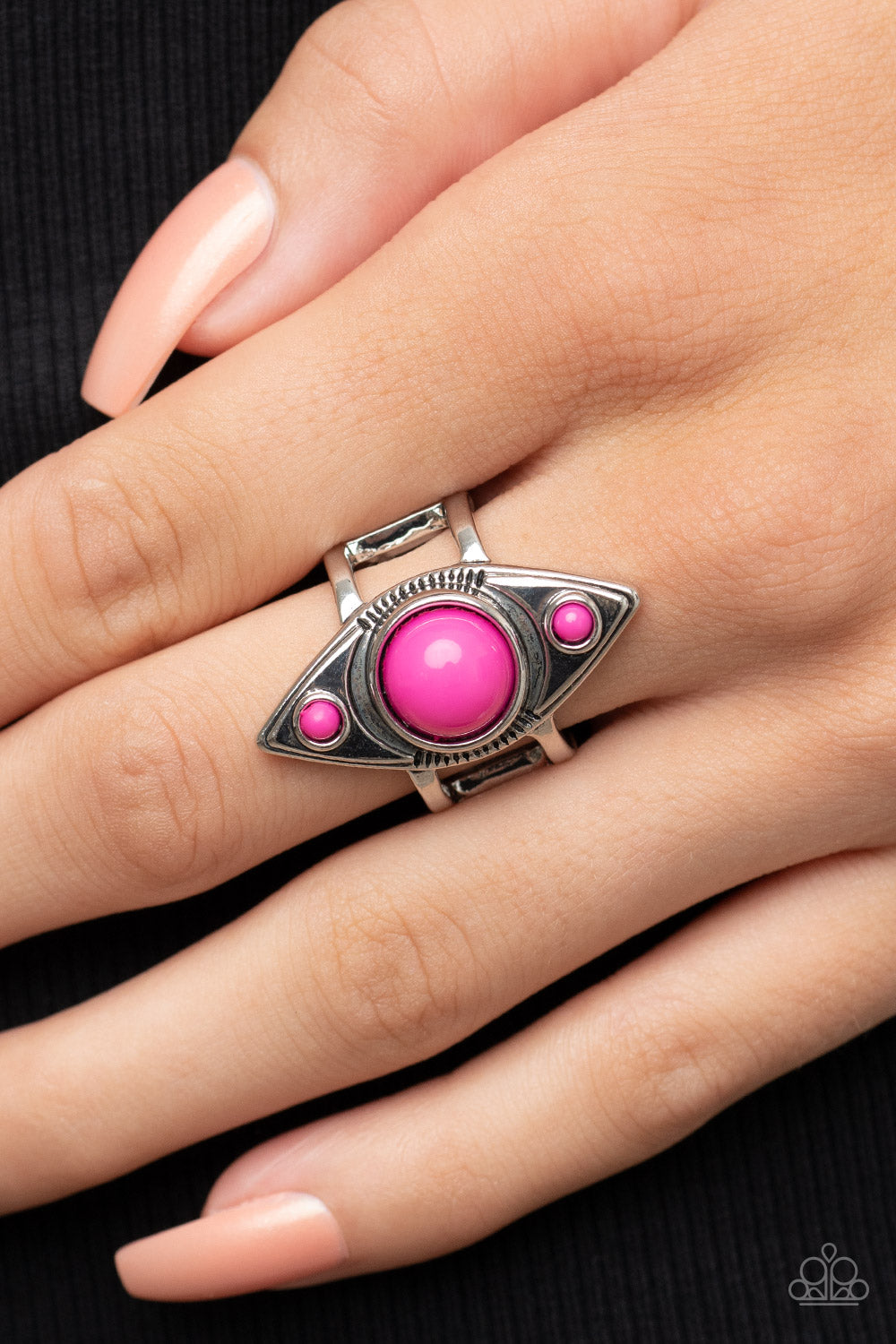 Paparazzi Ring Pivoting Point - Pink