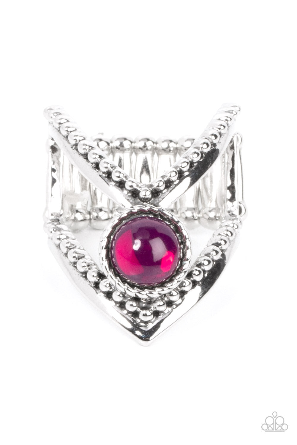 Paparazzi Ring Axial Angle - Purple