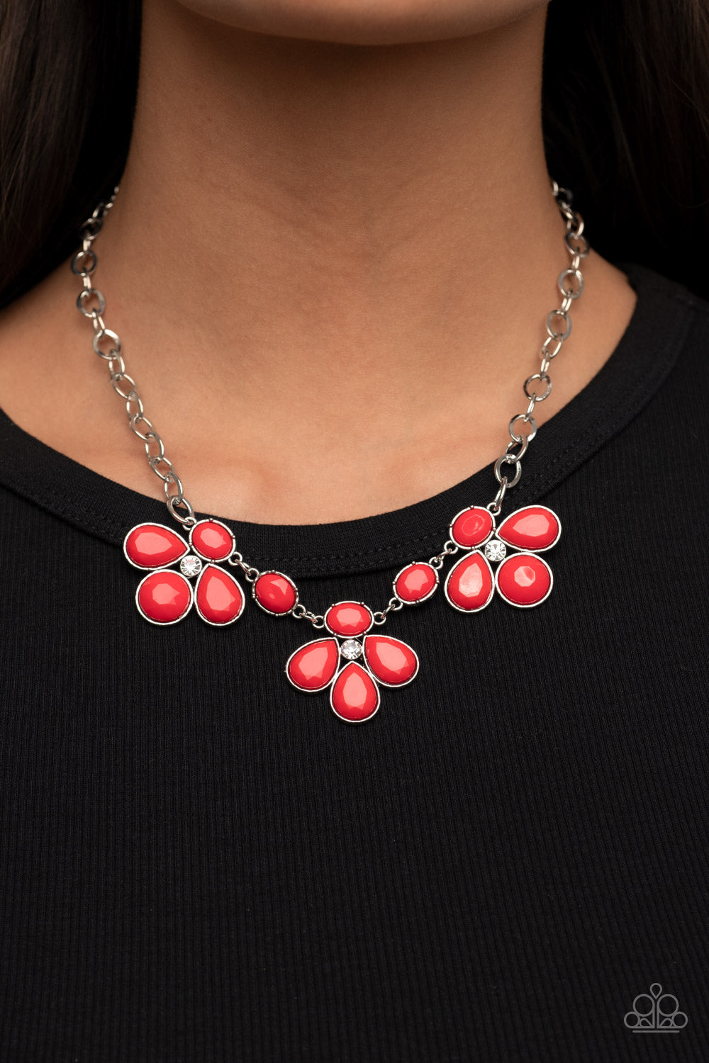 Paparazzi Necklace SELFIE-Worth - Red