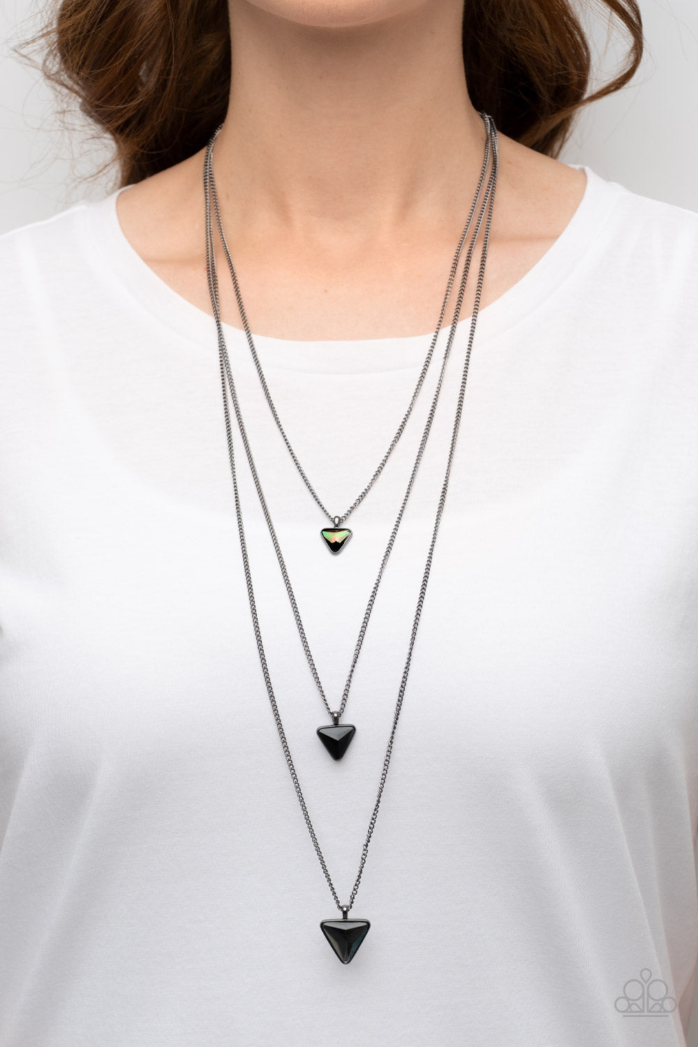 Paparazzi Necklace Follow the LUSTER - Black