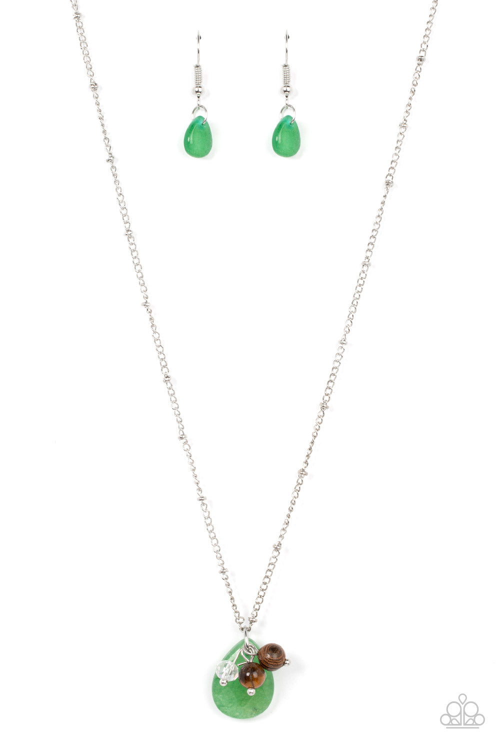 Paparazzi Necklace Cherokee Canyon - Green