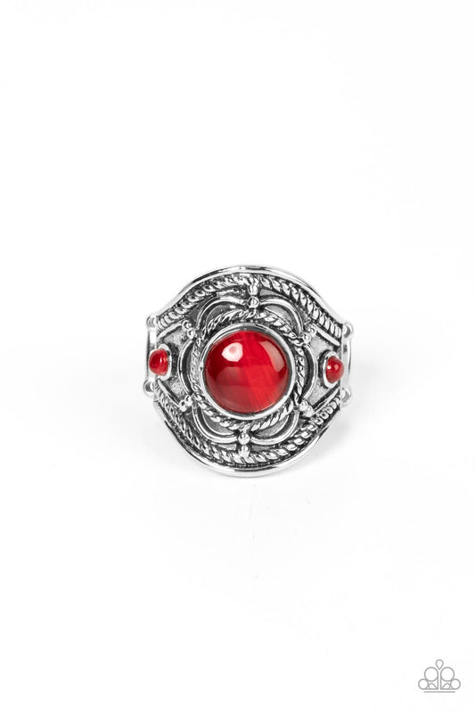 Paparazzi Ring Exuberant Escapade - Red