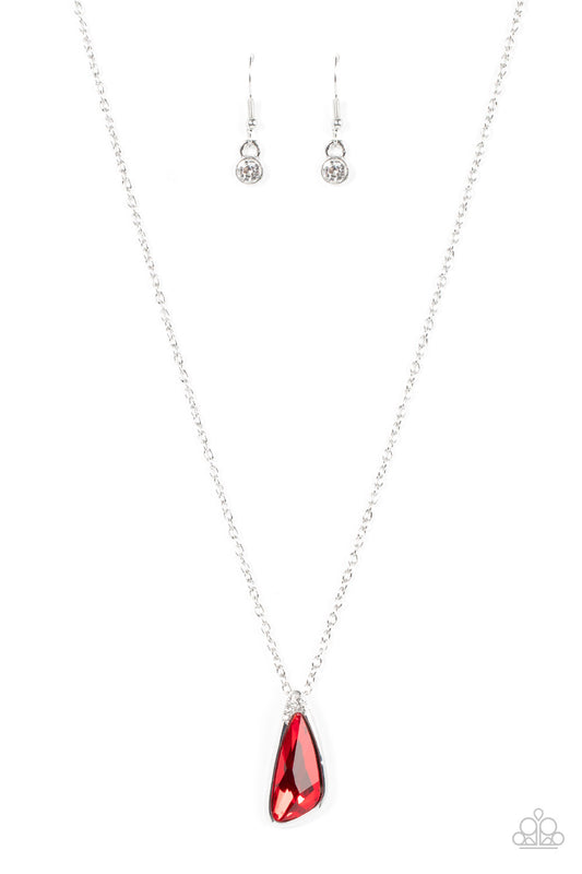 Paparazzi Necklace Envious Extravagance - Red