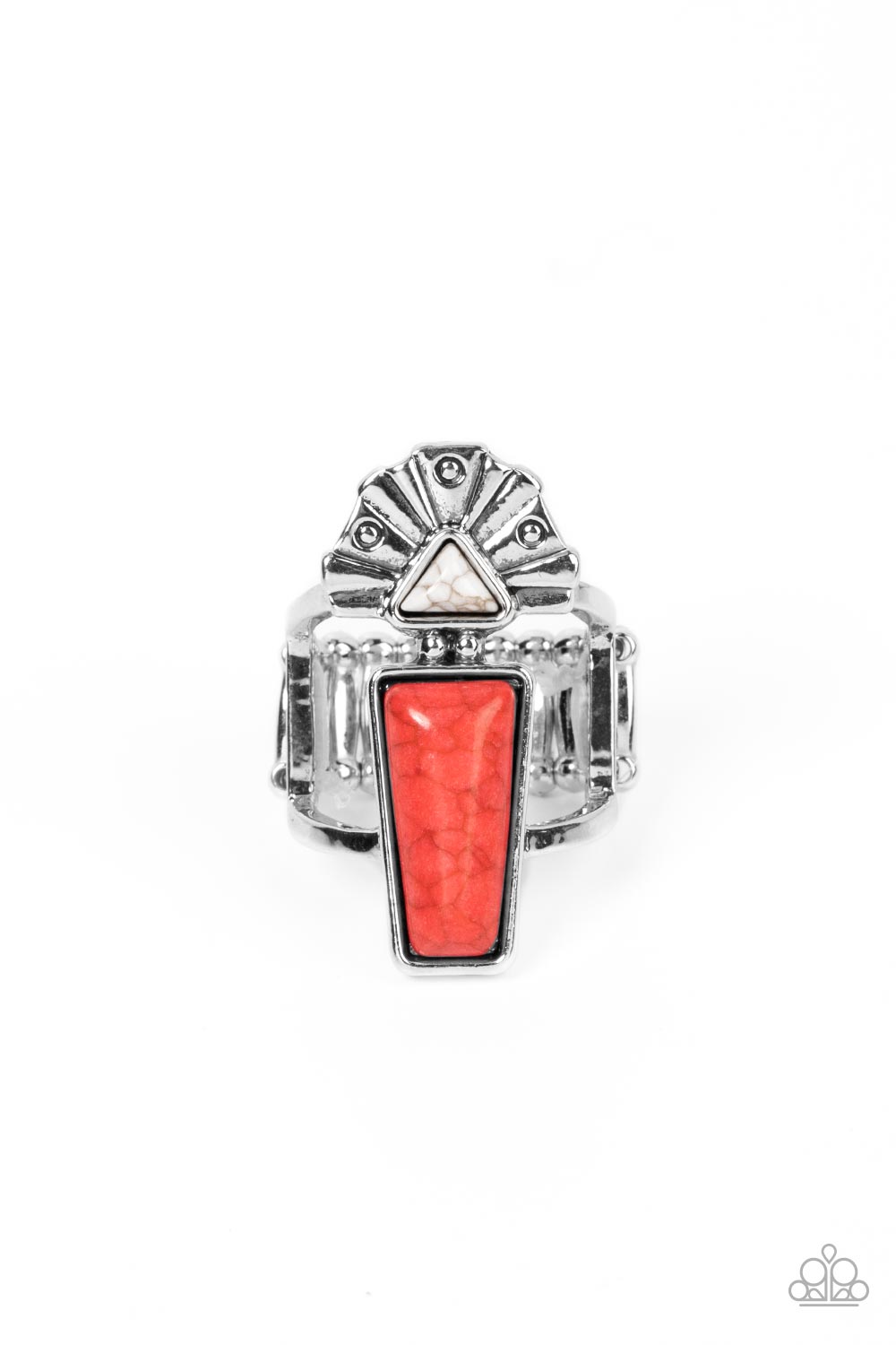 Paparazzi Ring Stellar Stones - Red