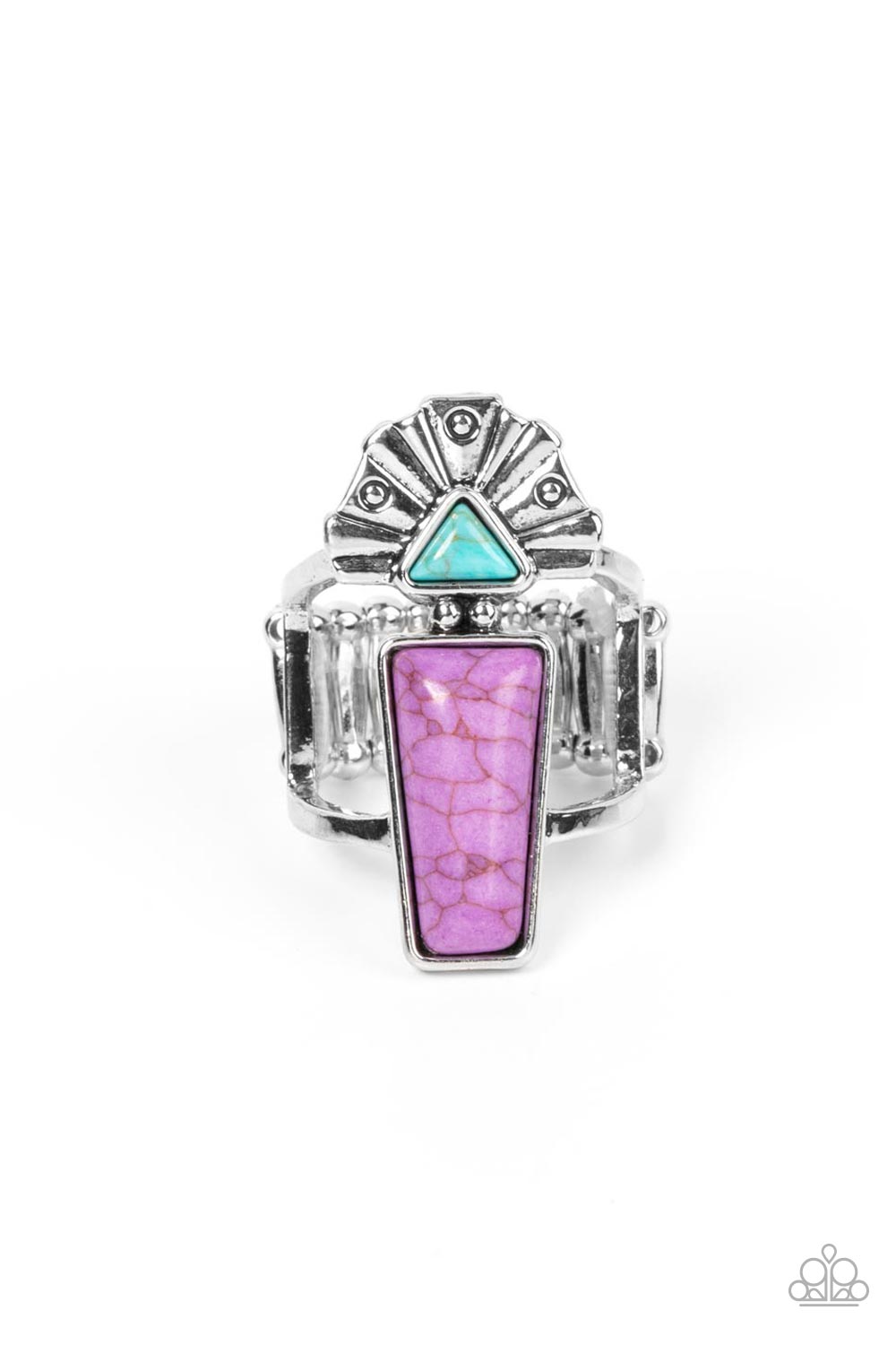 Paparazzi Ring Stellar Stones - Purple