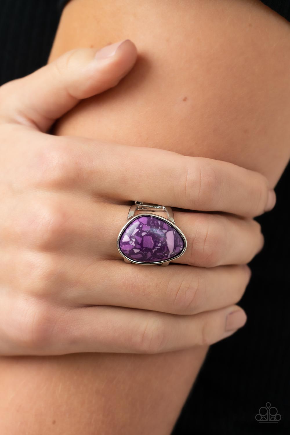 Paparazzi Ring Earth Hearth - Purple