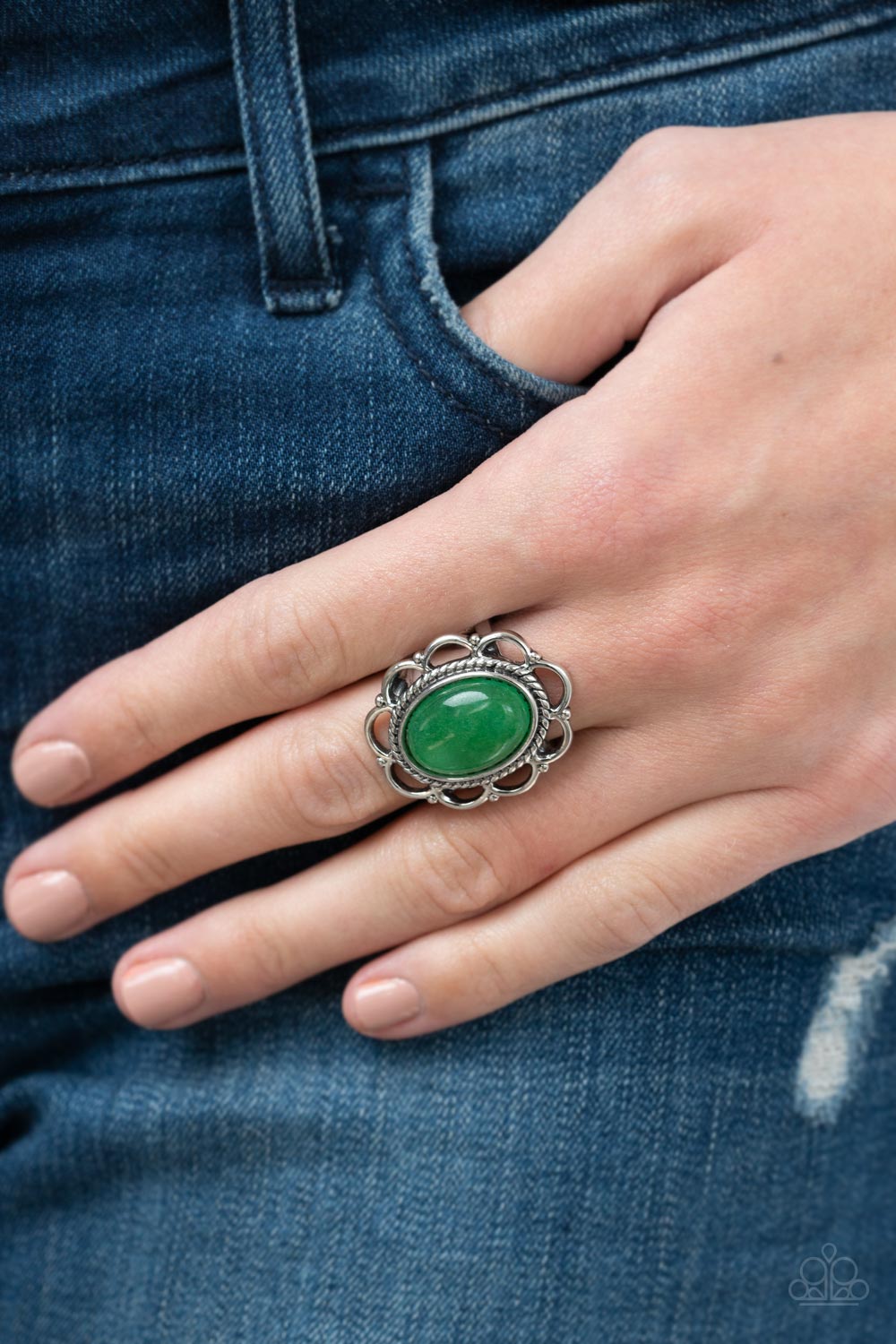 Paparazzi Ring Gemstone Eden - Green