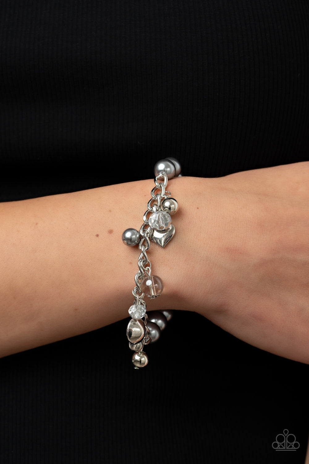 Paparazzi Bracelet Adorningly Admirable - Silver