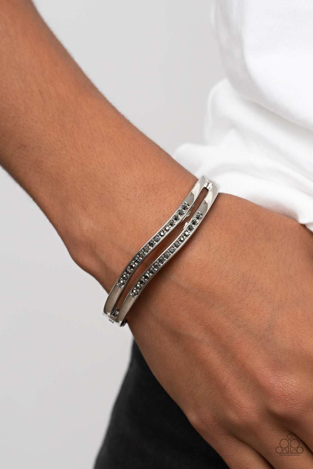 Paparazzi Bracelet Gen Z Glamour - Silver