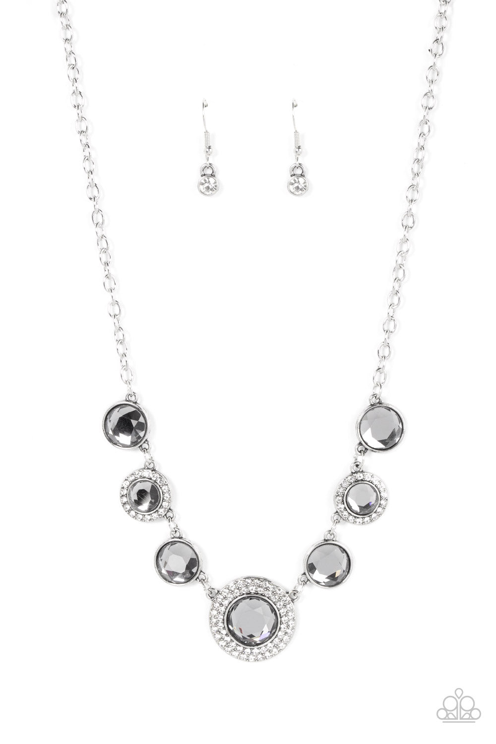 Paparazzi Necklace Extravagant Extravaganza - Silver