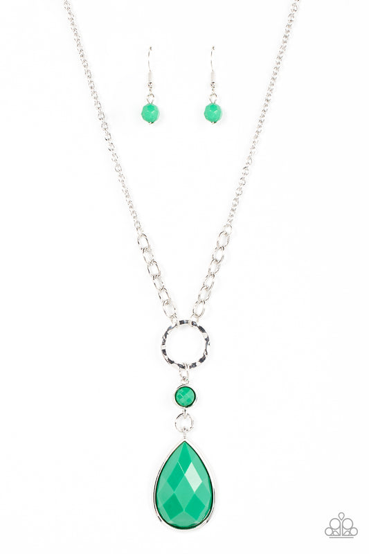 Paparazzi Necklace Valley Girl Glamour - Green