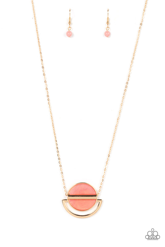Paparazzi Necklace Ethereal Eclipse - Pink