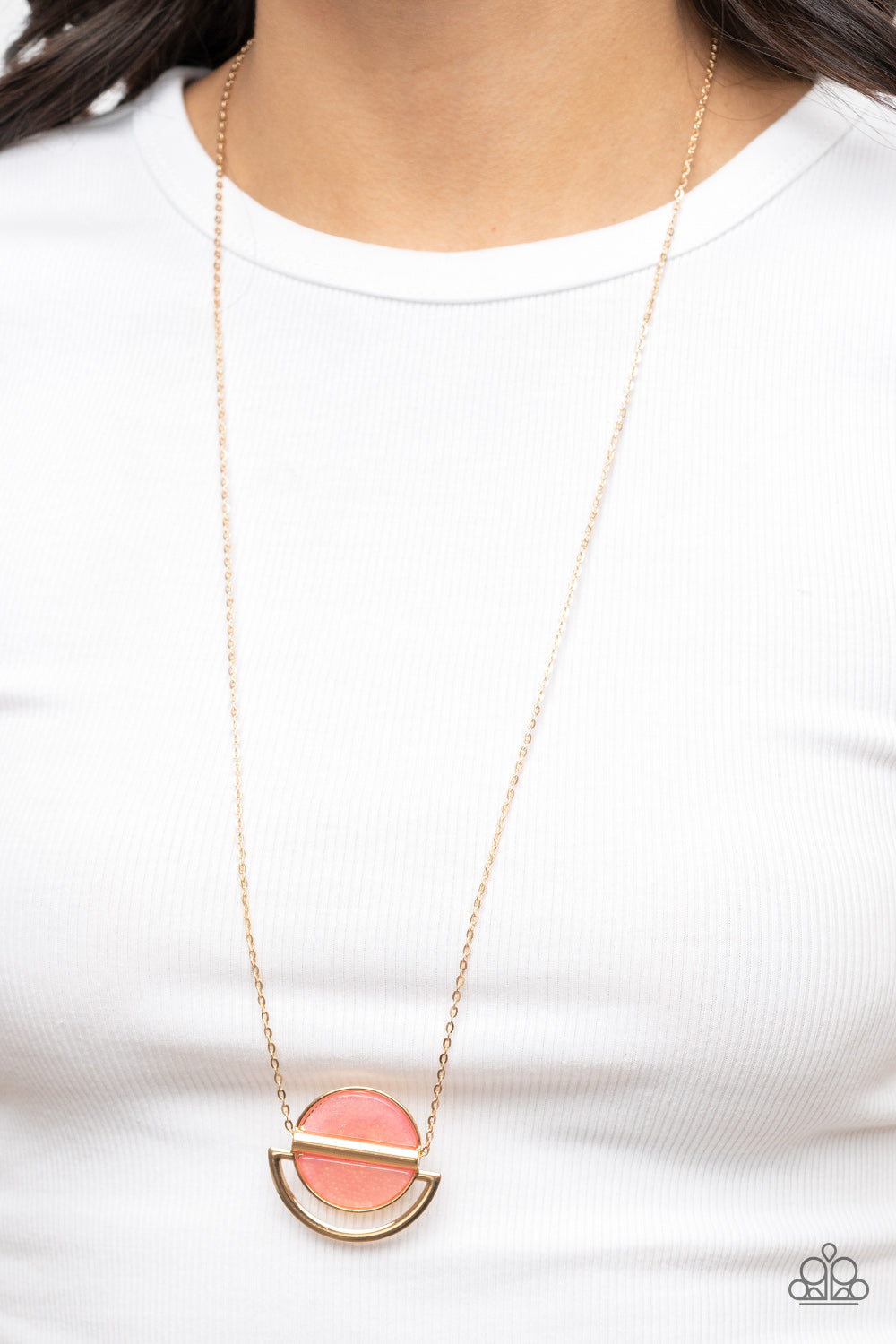 Paparazzi Necklace Ethereal Eclipse - Pink
