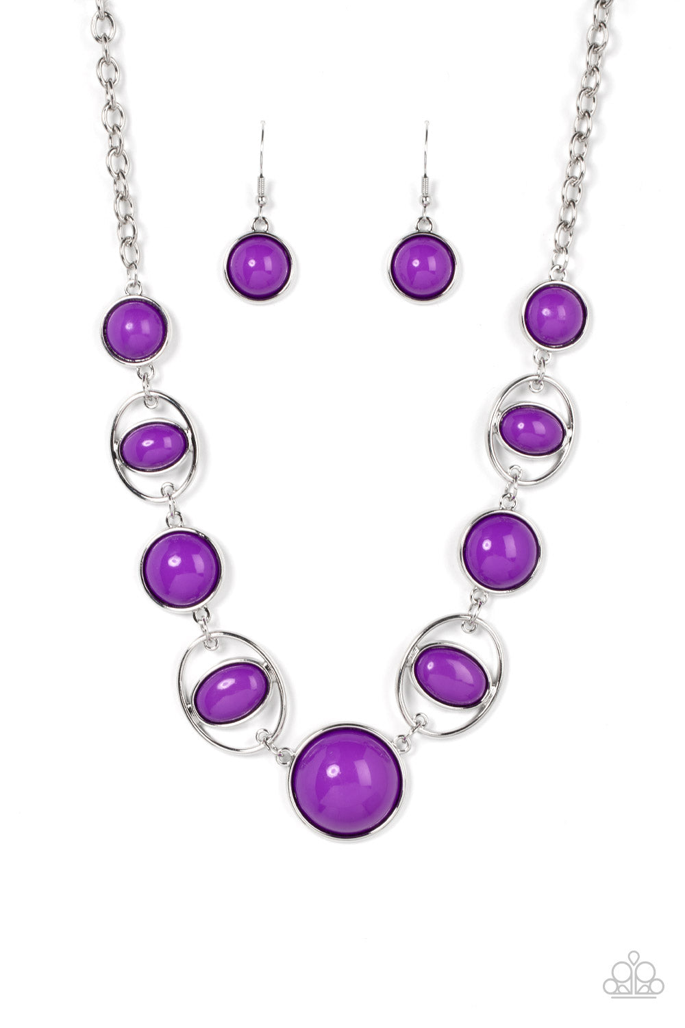 Paparazzi Necklace Eye of the BEAD-holder - Purple