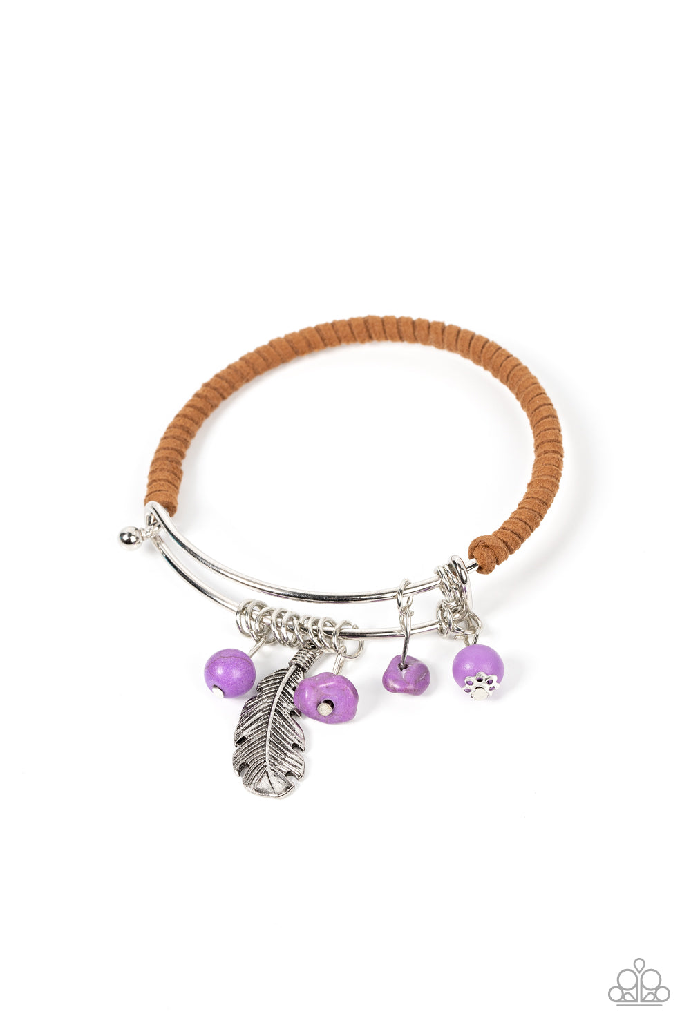 Paparazzi Bracelet Running a-FOWL - Purple