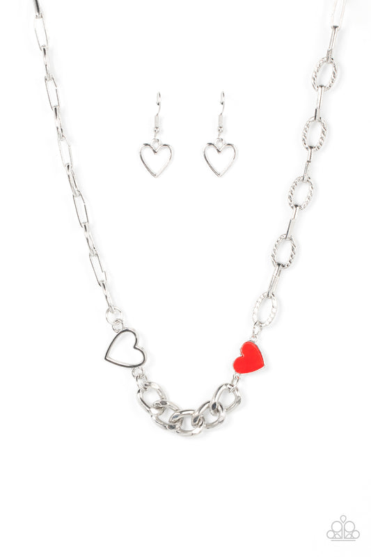 Paparazzi Necklace Little Charmer - Red