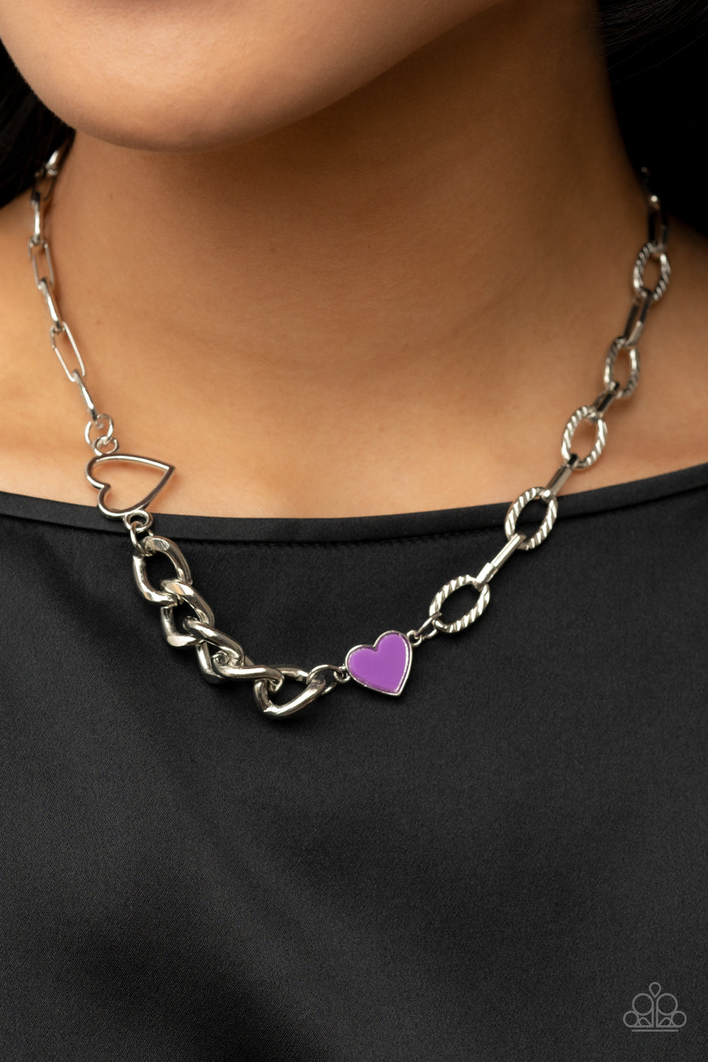 Paparazzi Necklace Little Charmer - Purple