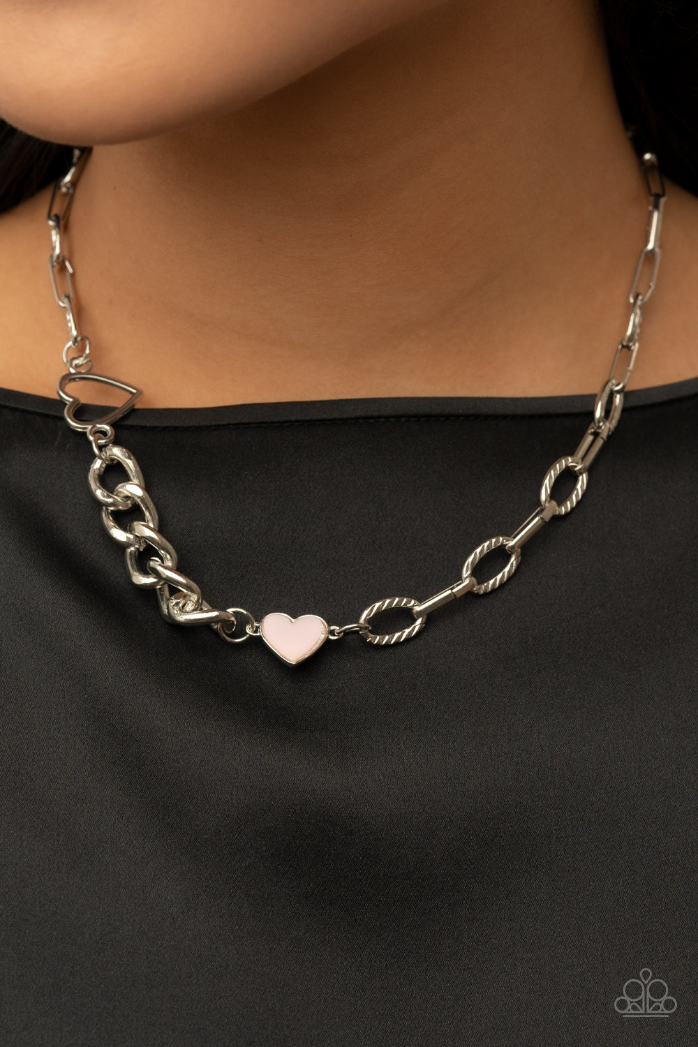 Paparazzi Necklace Little Charmer - Pink