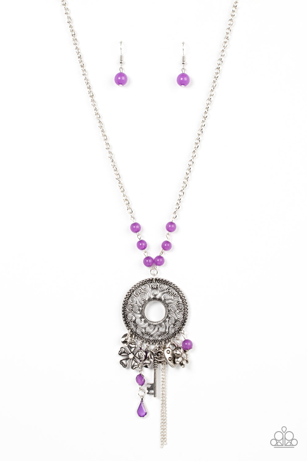 Paparazzi Necklace Making Memories - Purple