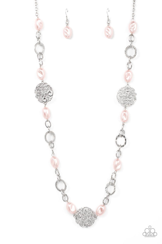 Paparazzi Necklace Social Soiree - Pink