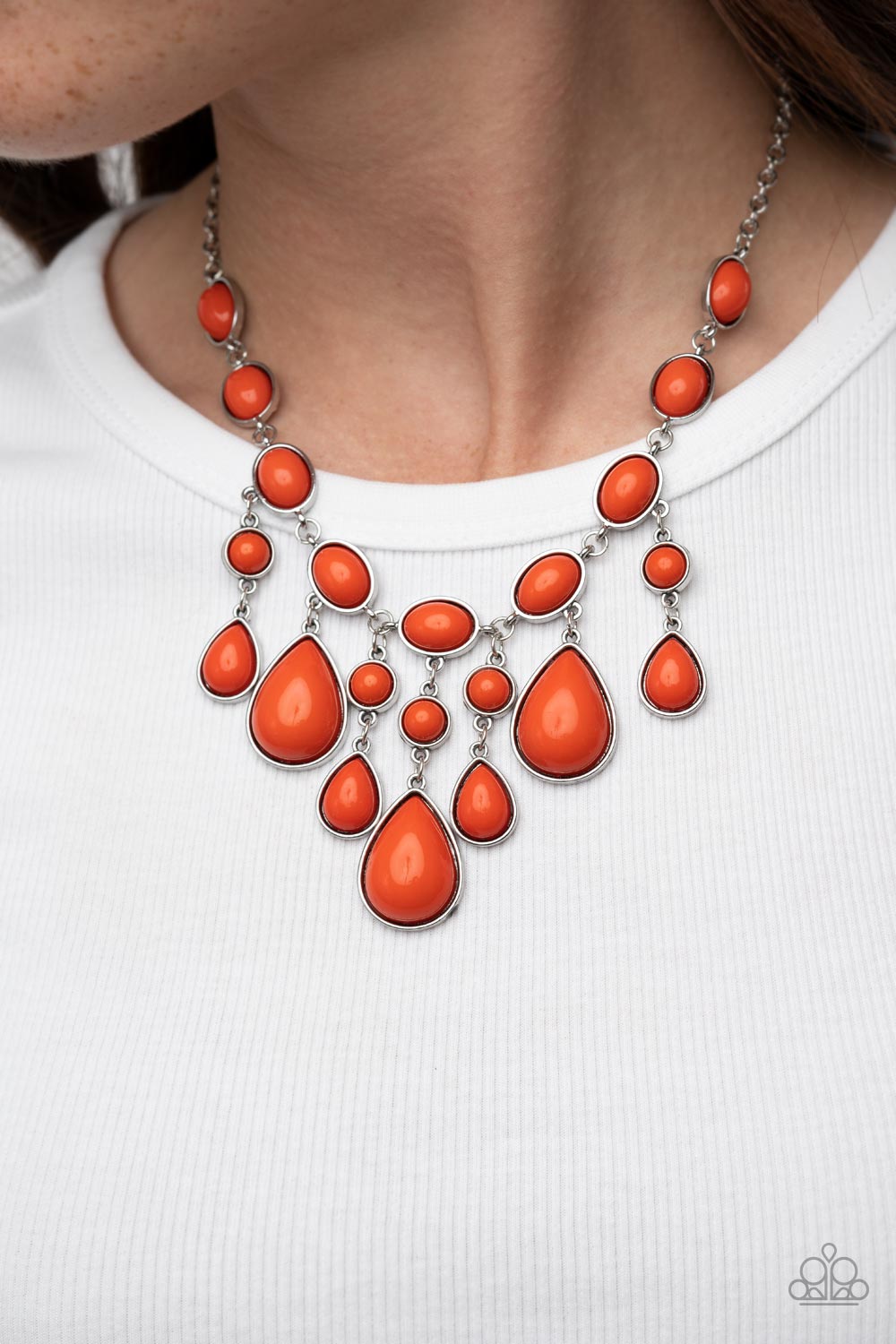 Paparazzi Necklace Mediterranean Mystery - Orange