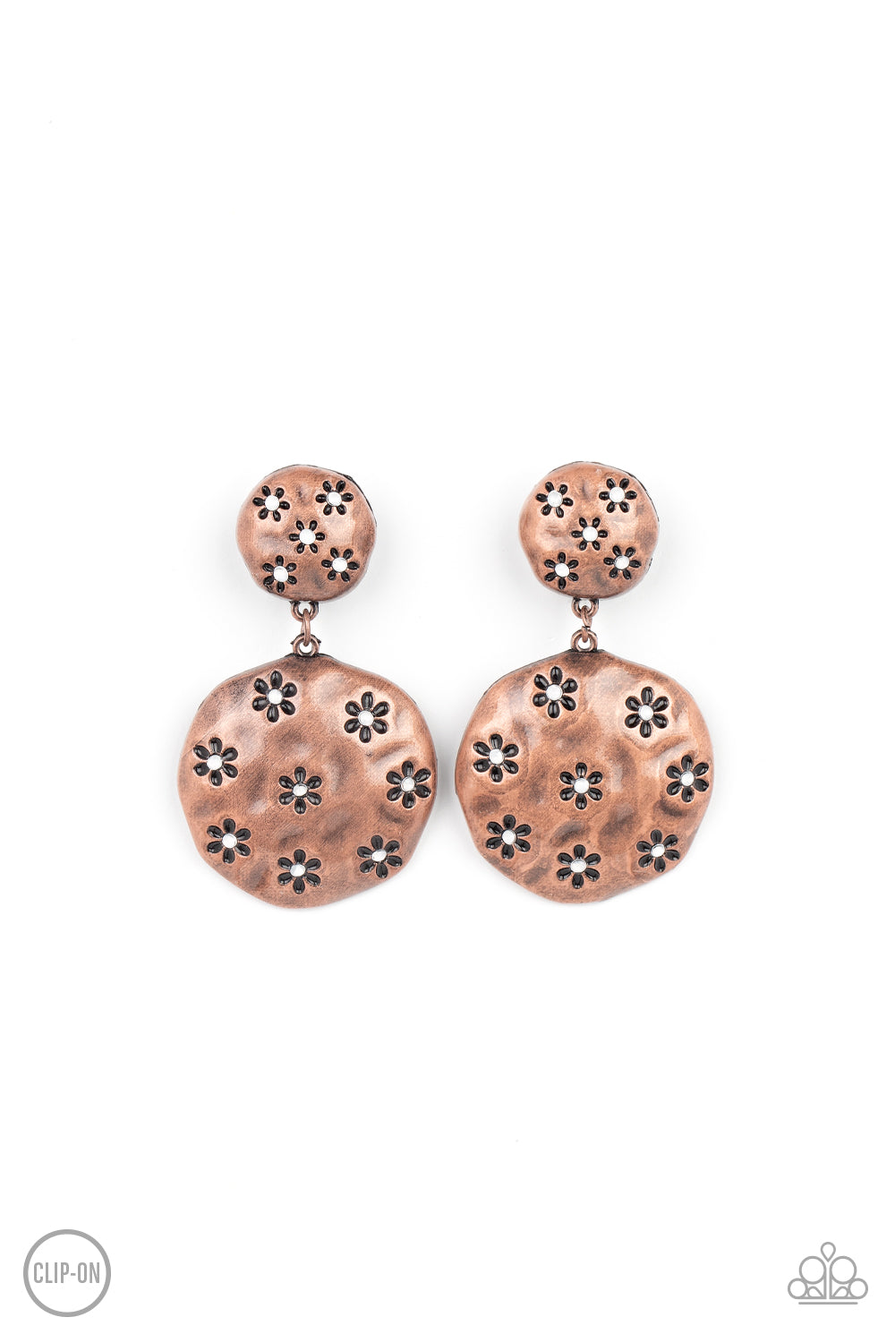 Paparazzi Earrings Industrial Fairytale - Copper