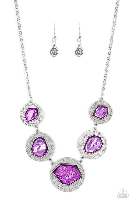 Paparazzi Necklace Raw Charisma - Purple