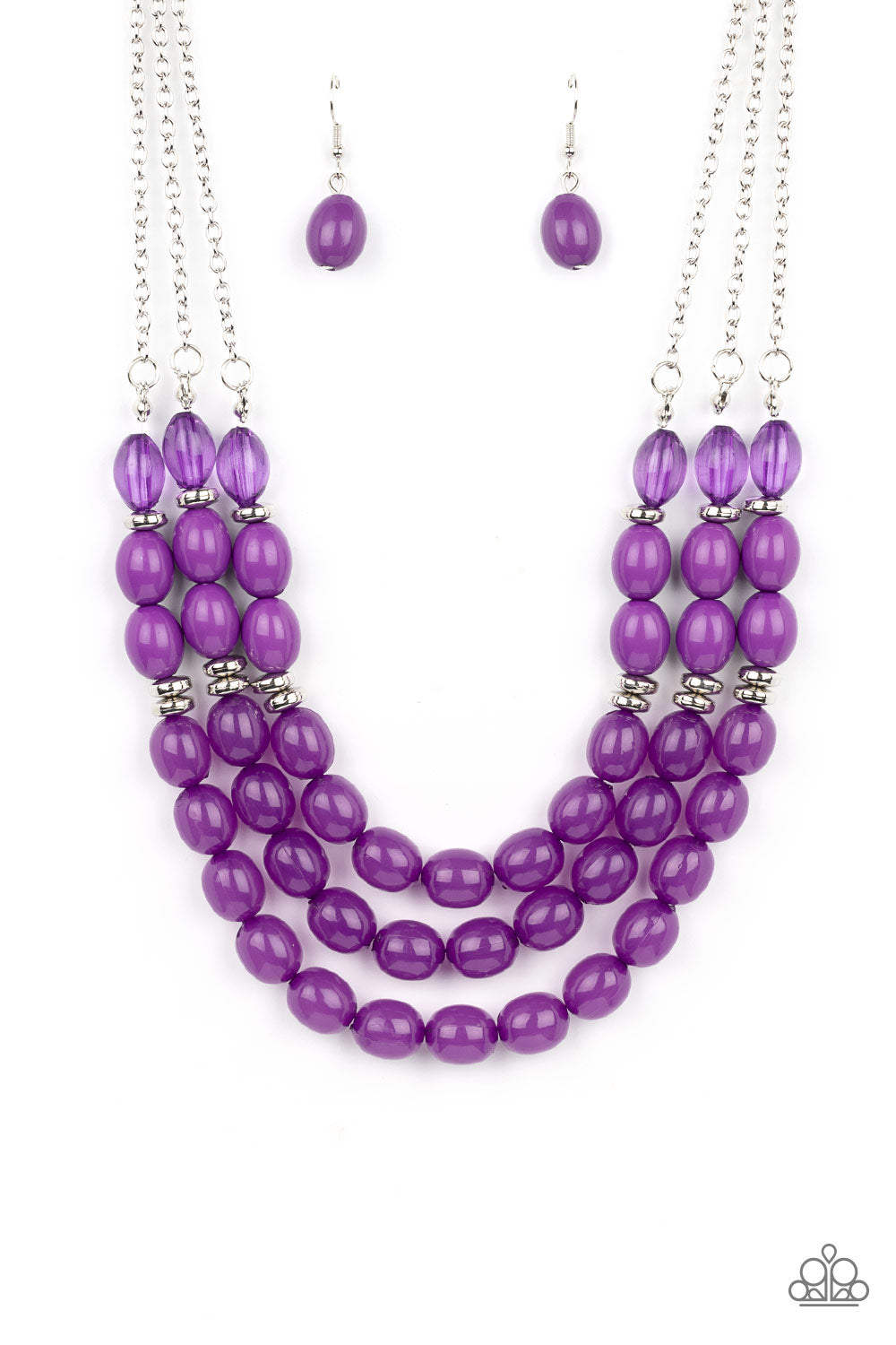 Paparazzi Necklace Coastal Cruise - Purple