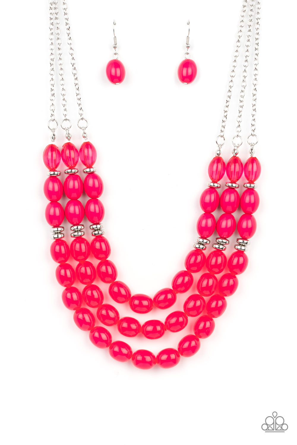 Paparazzi Necklace Coastal Cruise - Pink