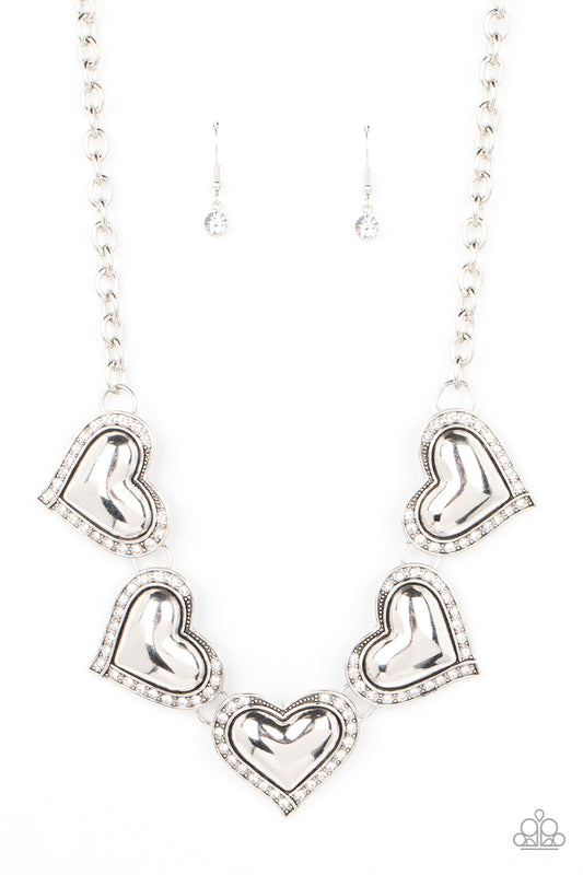 Paparazzi Necklace Kindred Hearts - White