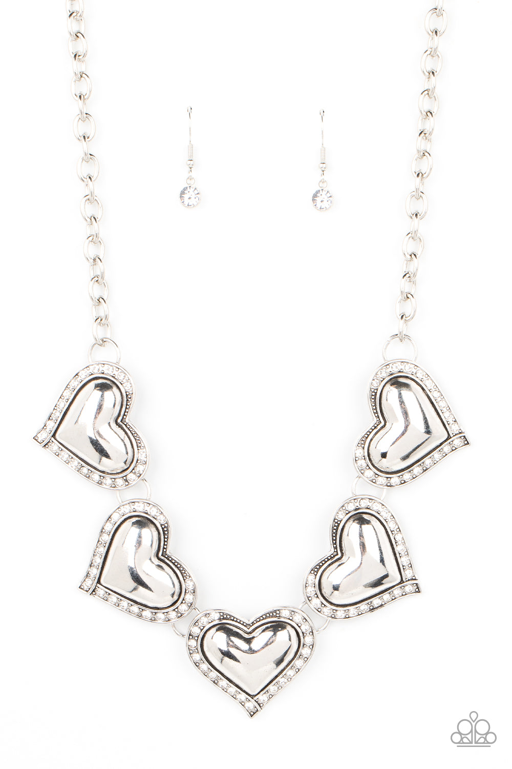 Paparazzi Necklace Kindred Hearts - White