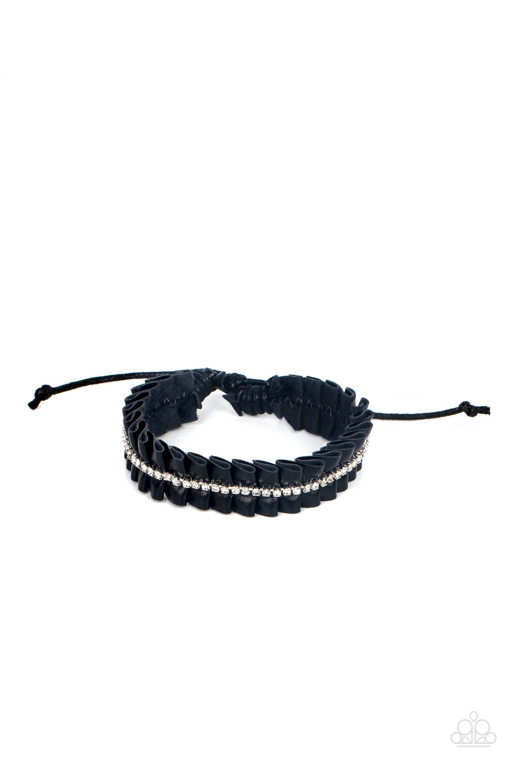 Paparazzi Bracelet Pretty, Pretty PLEATS - Black