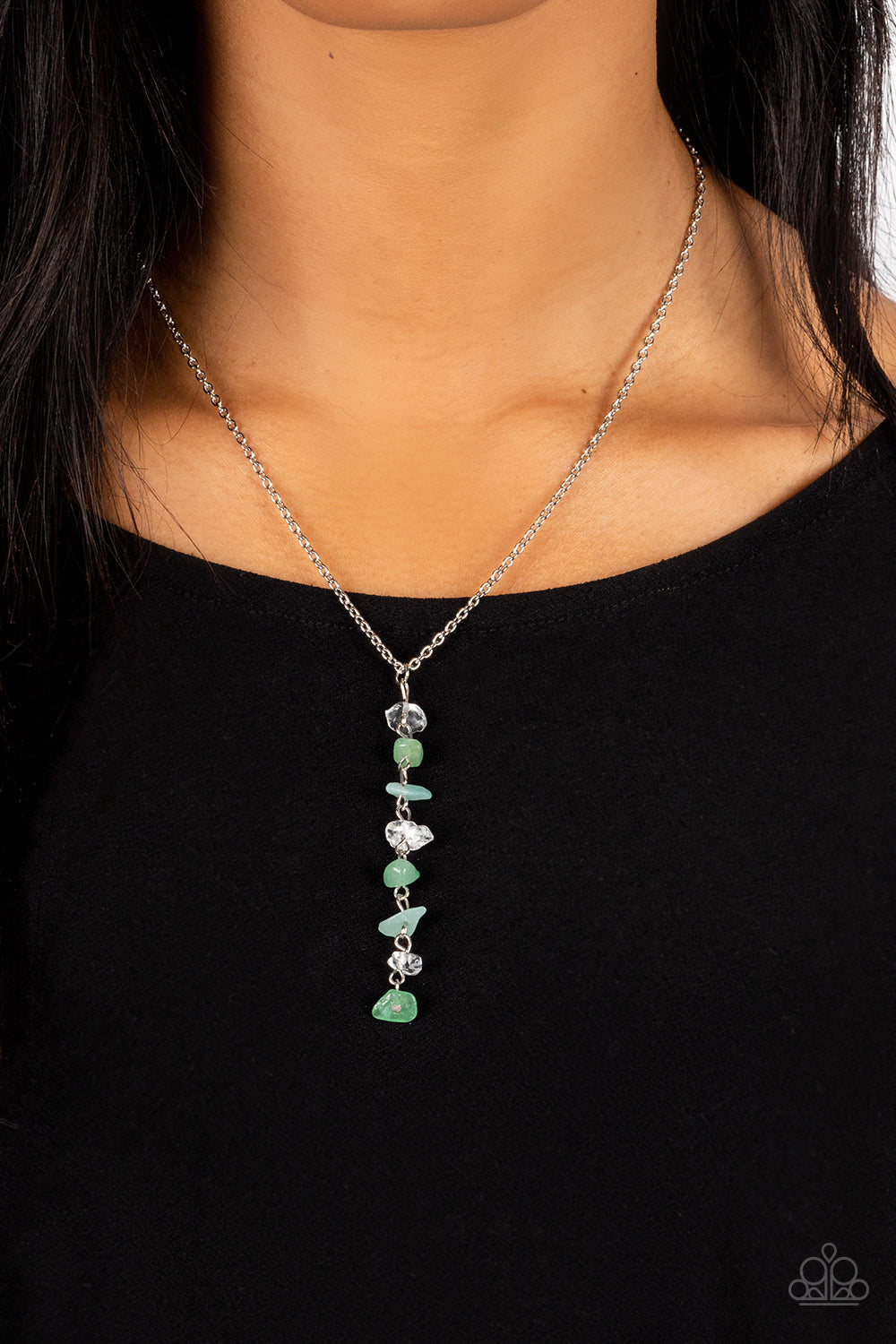 Paparazzi Necklace Tranquil Tidings - Green